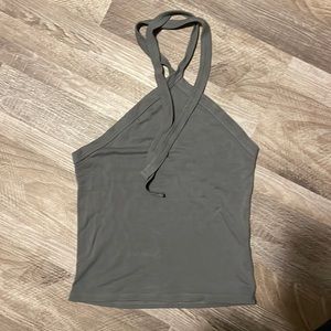 Garage halter top